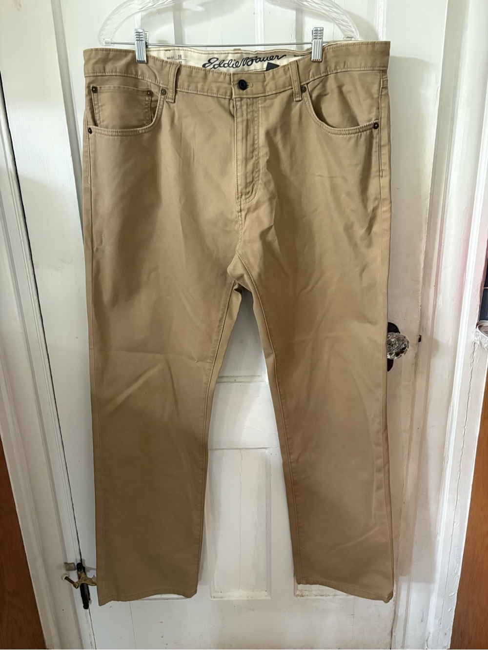 Eddie Bauer Men's Tan Chino Pants
